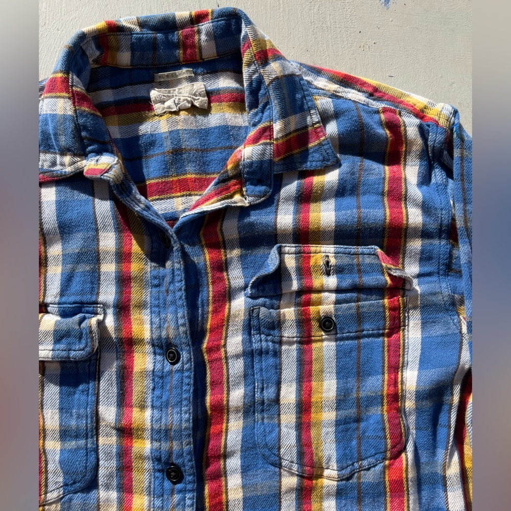 Denim & Supply Ralph Lauren Multicolor Plaid Casual Button Down Shirt